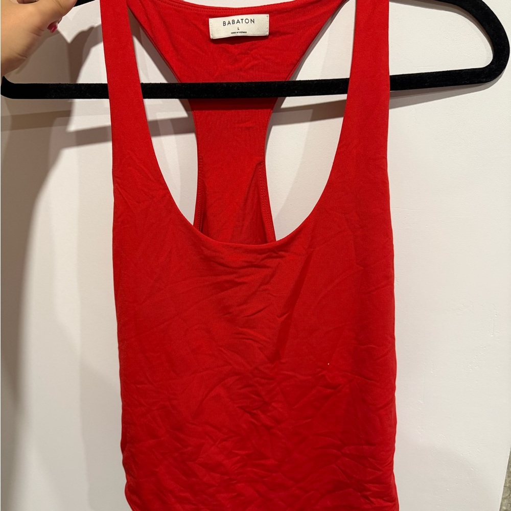 Babaton Red Women's Bodysuit